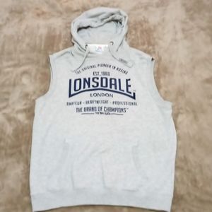 Large Lonsdale London sleeveless hoodie